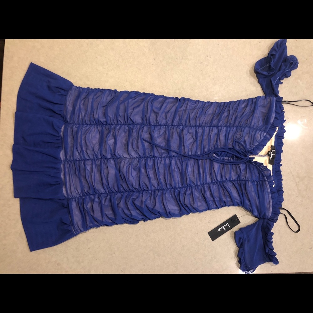 Ruched Lulu’s cocktail dress